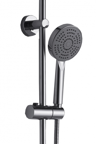 Душевая колонна с термостатическим смесителем для душа и верхним душем WATERFALL F939114C-A2-RUS bravat - Вид №2