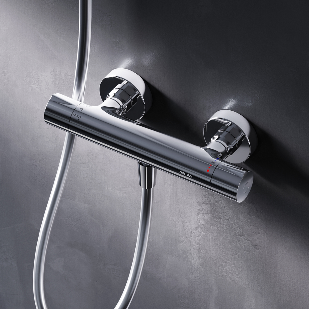 F8040000 смеситель д/душа с термостатом хром шт AM.PM Like