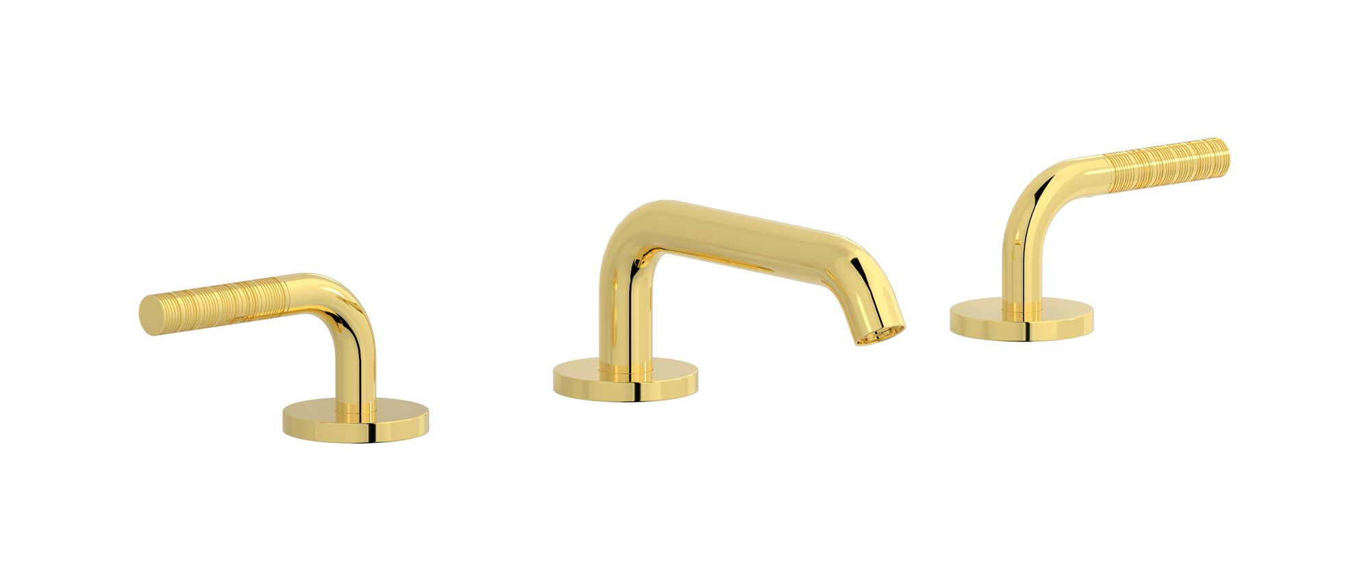 Смеситель для раковины с 3 отверстиями для пола с автоматическим сливом IB винил ARCH-00118431 - Вид №6