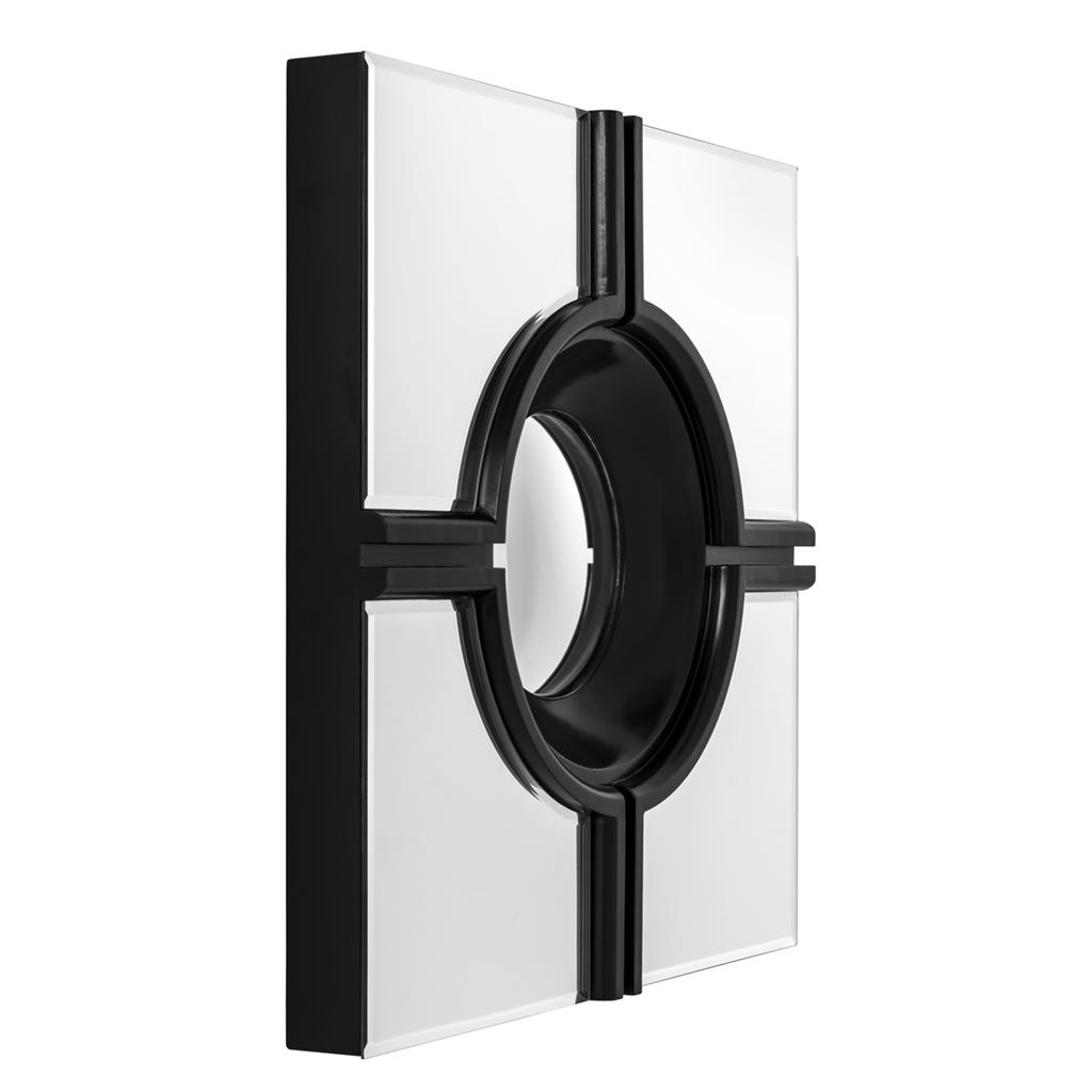 Зеркало квадратное черное с декором Jagger от Eichholtz EICHHOLTZ ДИЗАЙНЕРСКИЕ 247191 Черный  - Вид №1