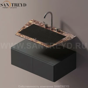 AELLN0AA1080DD Подвесная раковина настенная прямоугольная Agape Ell