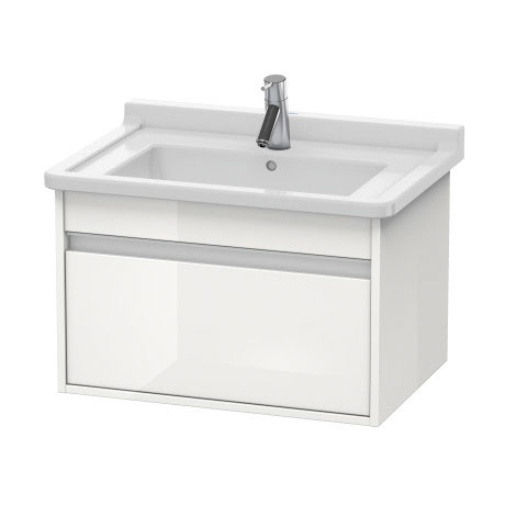 KT666300909 Ketho Тумбочка подвесная Светло-голубой матовый декор Duravit - Вид №2