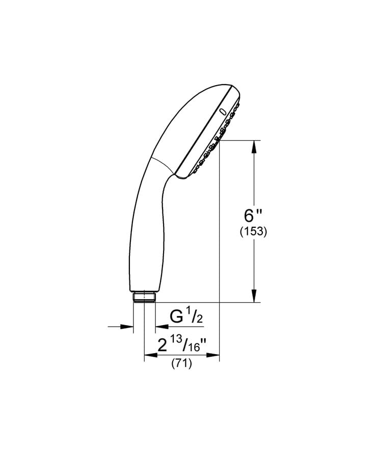 Ручной душ с 3 струями Grohe Storma 100 ARCH-00054655 - Вид №3