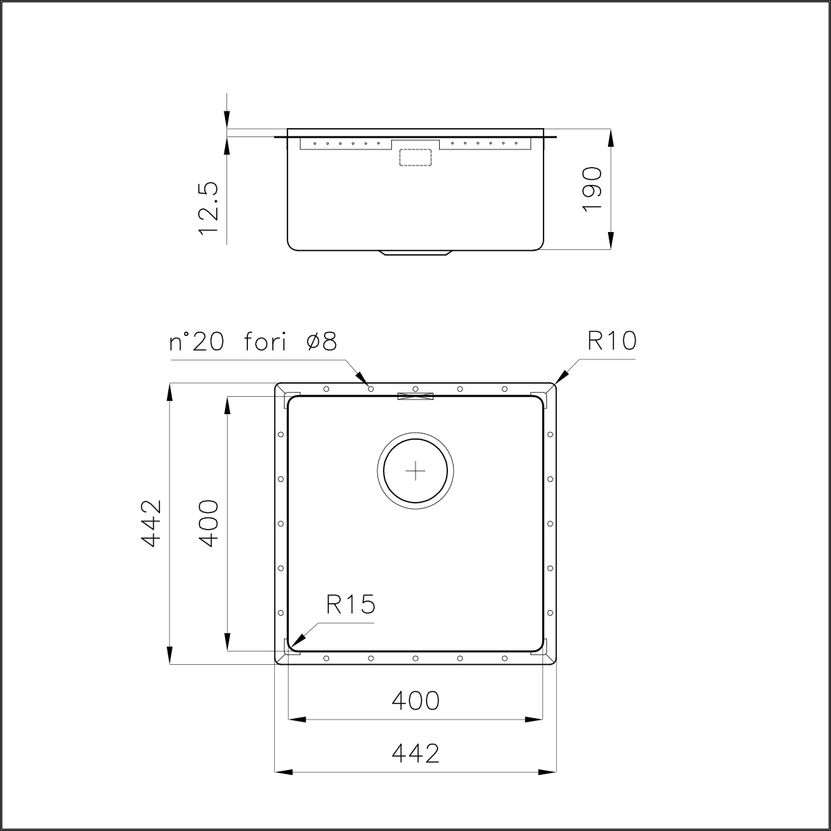 4156019 Раковина Phantom Edge Gold - 4156019 Fosterspa  - Вид №1