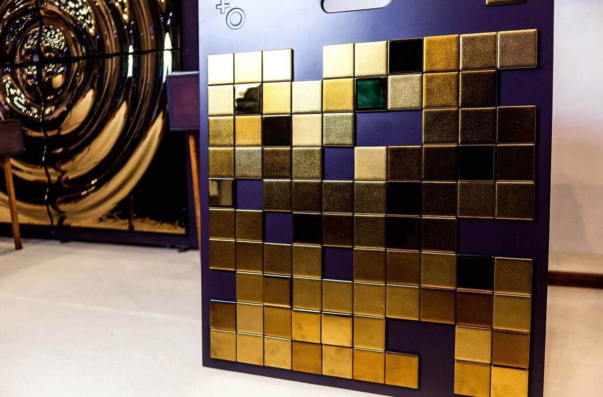 Декоративная стеклянная панель PlusObject Тетрис ARCH-00003751 - Вид №5