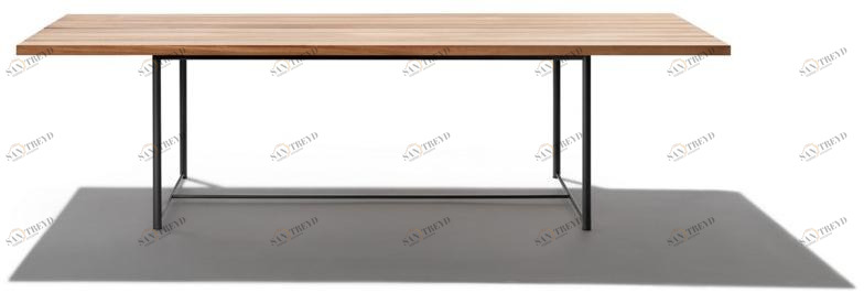 Flexform Прямоугольный стол в ироко sun-id-1462983