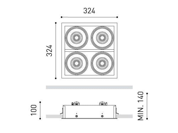 Алюминиевый светодиодный светильник Arkoslight Orbital ARCH-00115447 - Вид №2