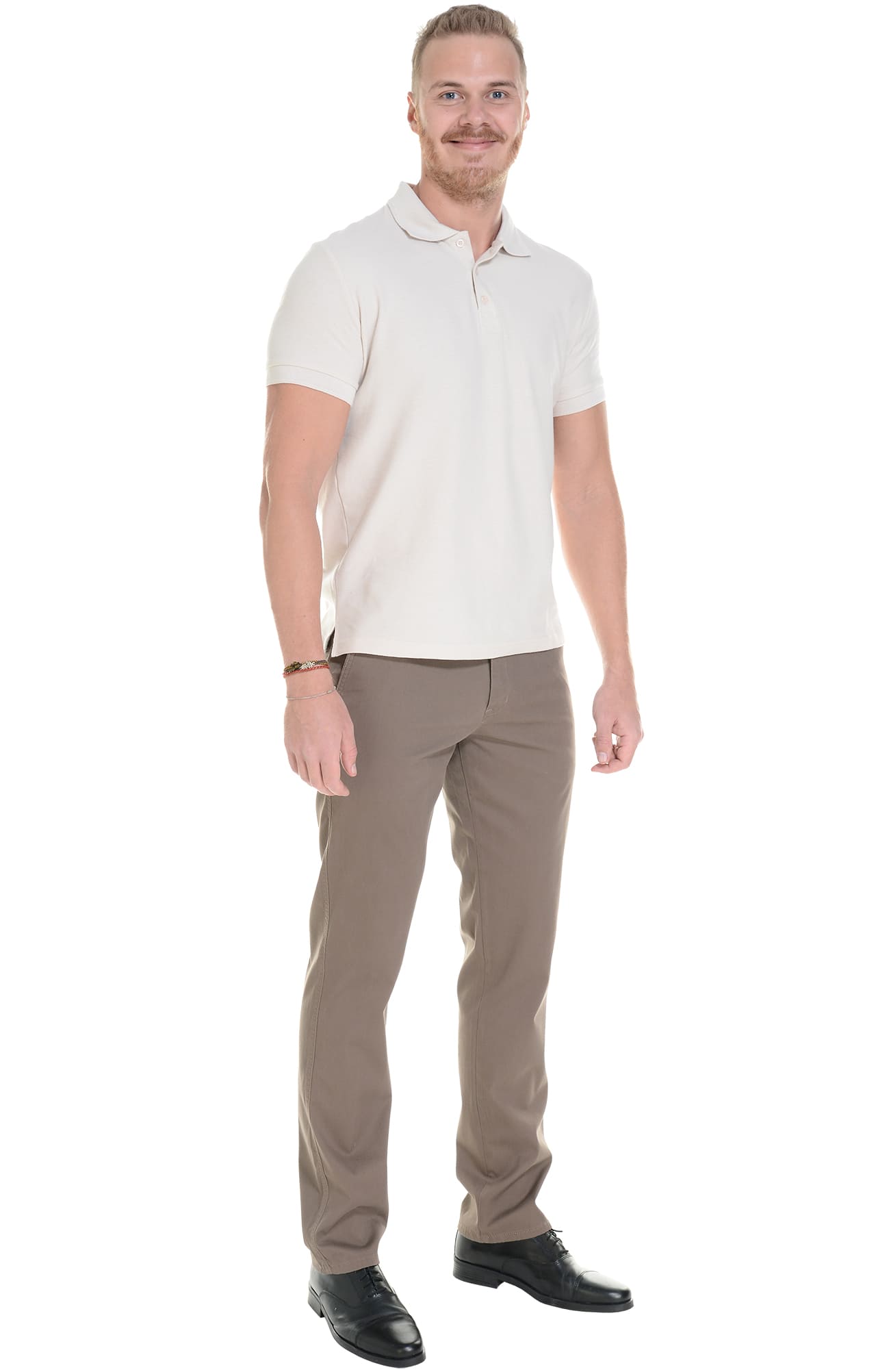 68252 Брюки  мужские chocolate (коричневые) El-Risto  Одежда для официантов  размер 56/170-176  - Вид №3