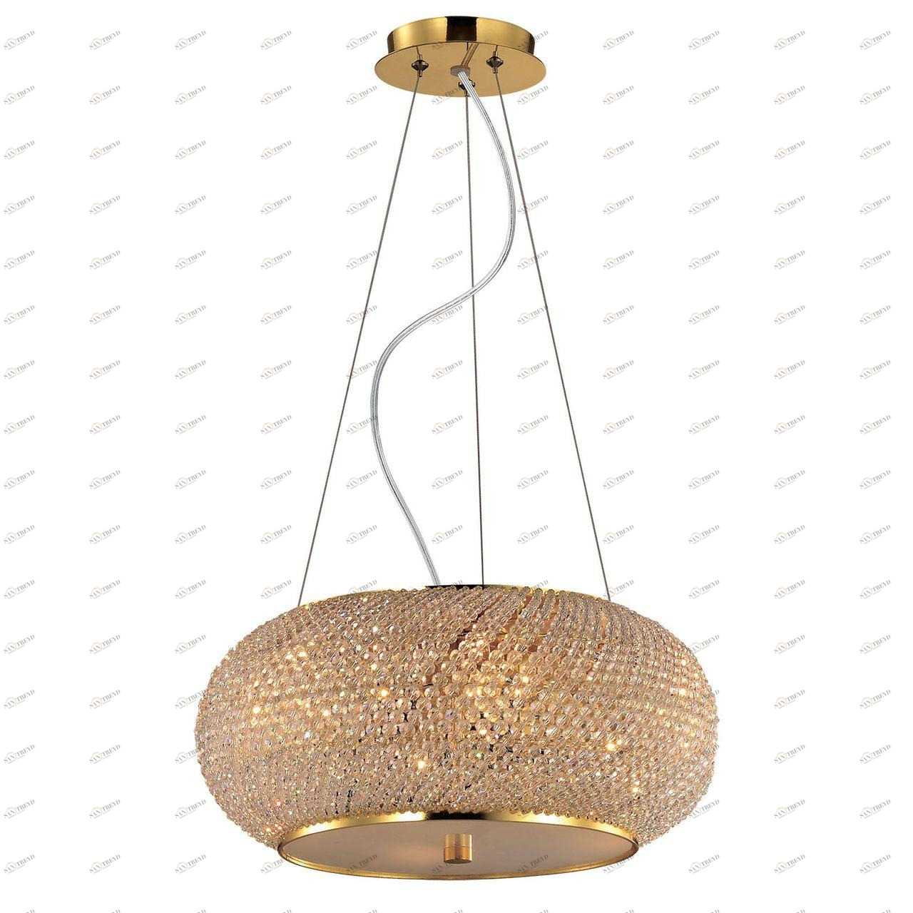 Подвесной светильник Ideal Lux Pasha SP6 Oro IDEAL LUX ДИЗАЙНЕРСКИЕ, PASHA ORO 072730 Золотой 