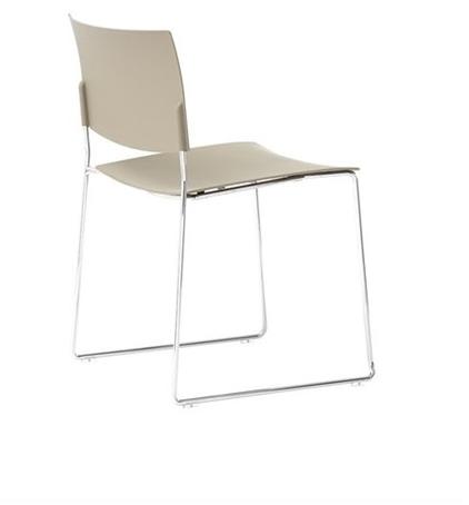 Andreu World Штабелируемый стул на салазках, технополимер, с открытой спинкой Sit Si1201 - Вид №1