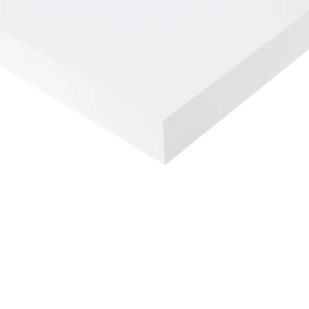 Настенная полка KONSENSA 23x23.5 см со скрытым креплением МДФ цвет белый STLM-2080413 - Вид №3