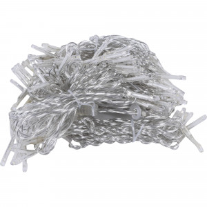 82061436 Электрогирлянда наружная «Занавес» 20 м 96 LED холодный белый