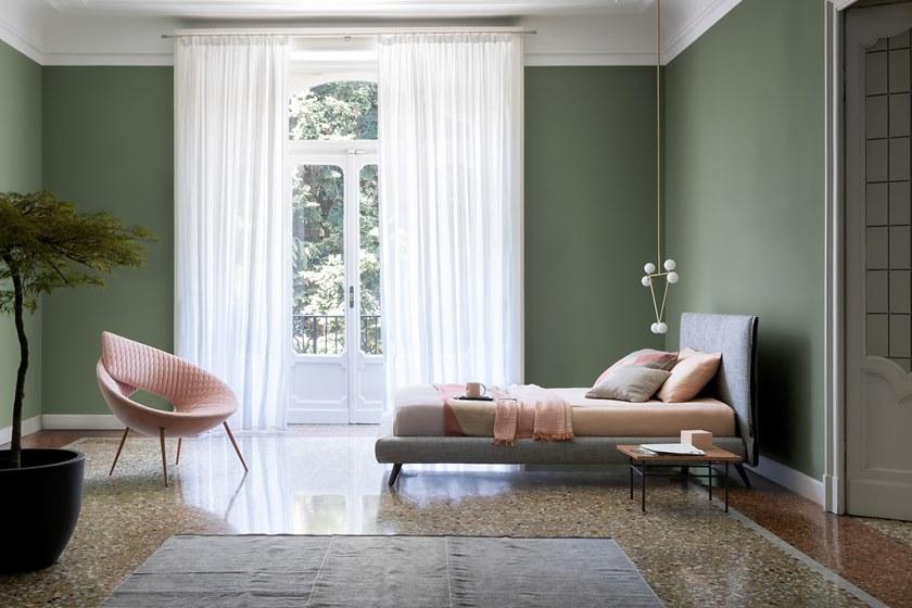 Bonaldo Односпальная кровать с мягким изголовьем Cuff sun-id-1452771 - Вид №2