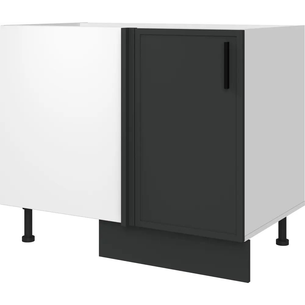 Напольный шкаф Hepo 100x82.5x58 см KONSENSA ЛДСП цвет серый Неро STLM-2038537 - Вид №2