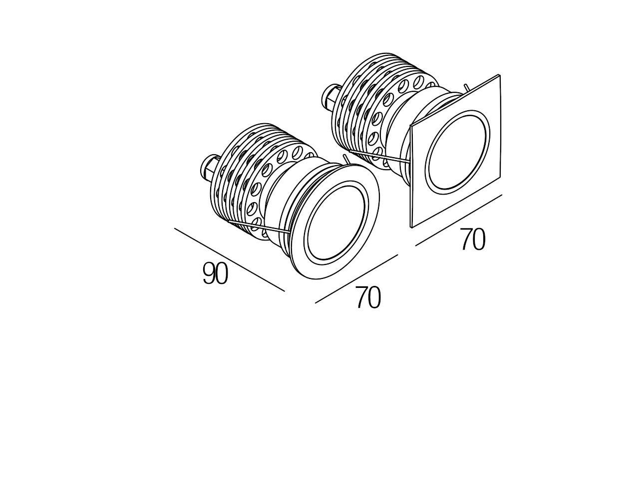 Утопленный светодиодный прожектор Flexalighting FLY 724 ARCH-00077486 - Вид №2