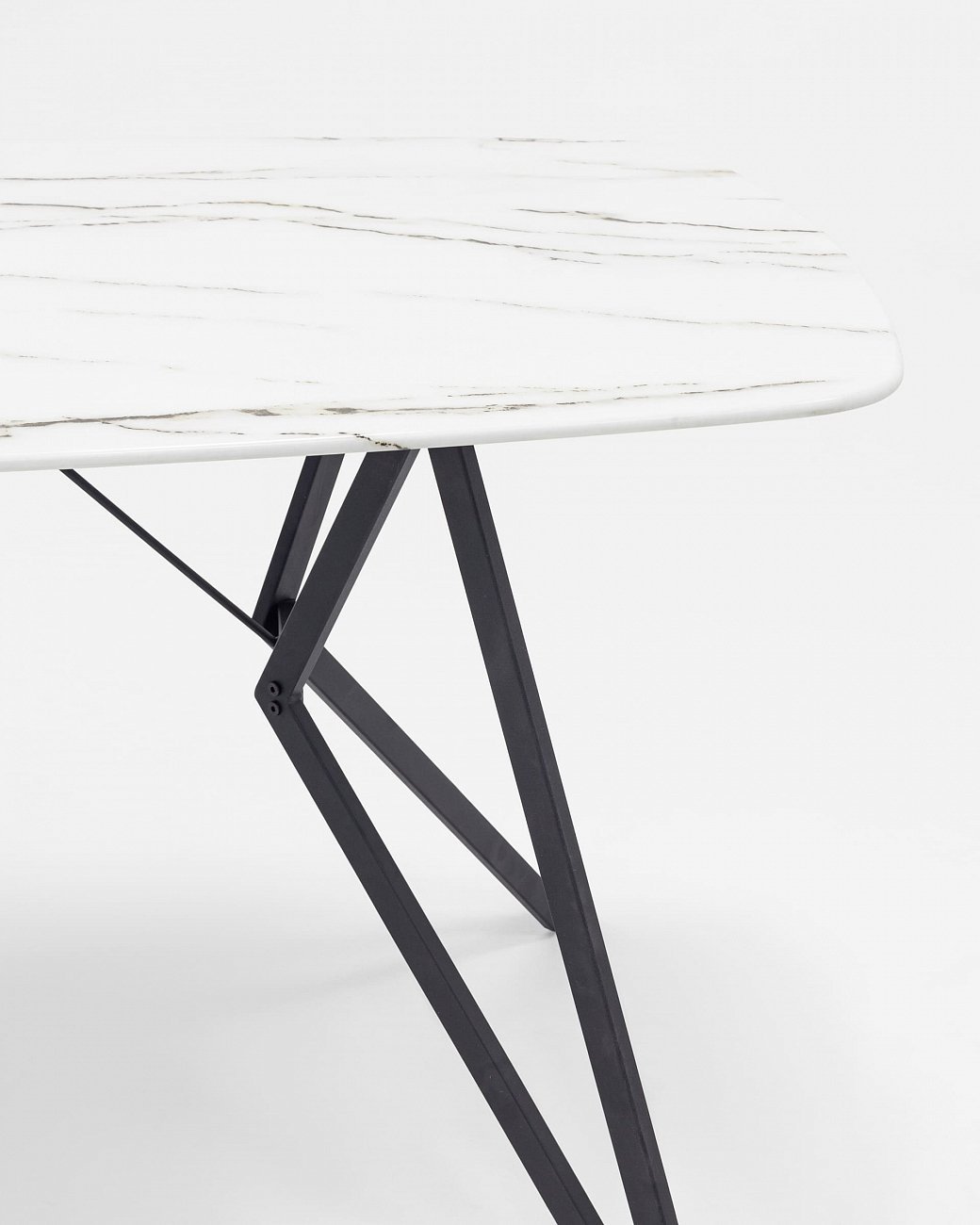 Обеденный стол белый 140х90 см "Денвер" STOOL GROUP  00-3946090 Белый  - Вид №5