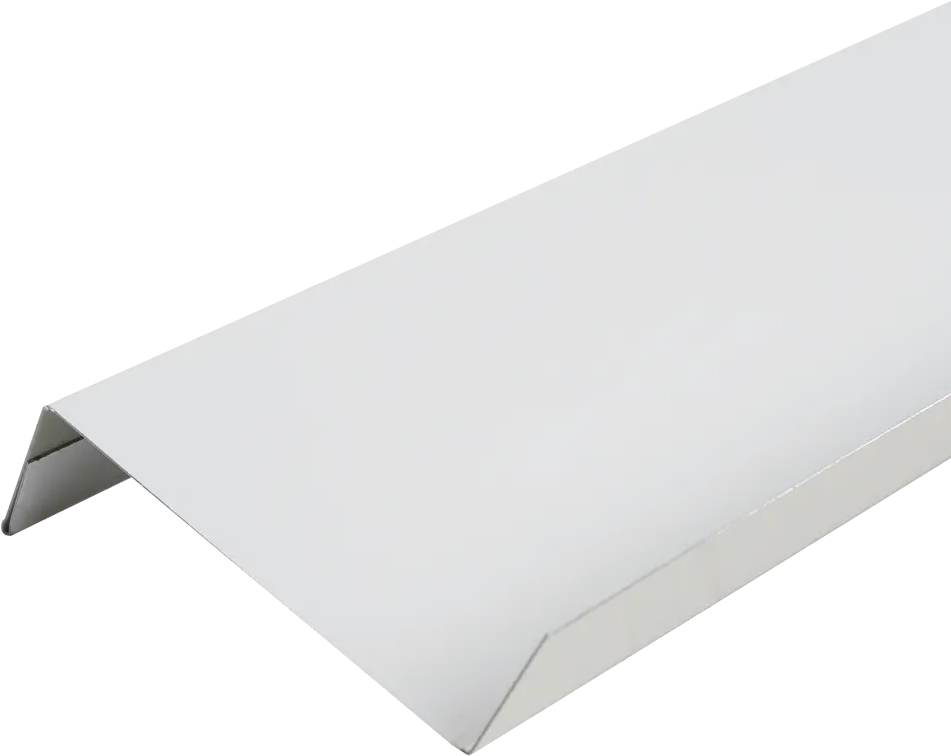 ИНТЕРПРОФИЛЬ Наружный оконный отлив 55 мм белый 17880745