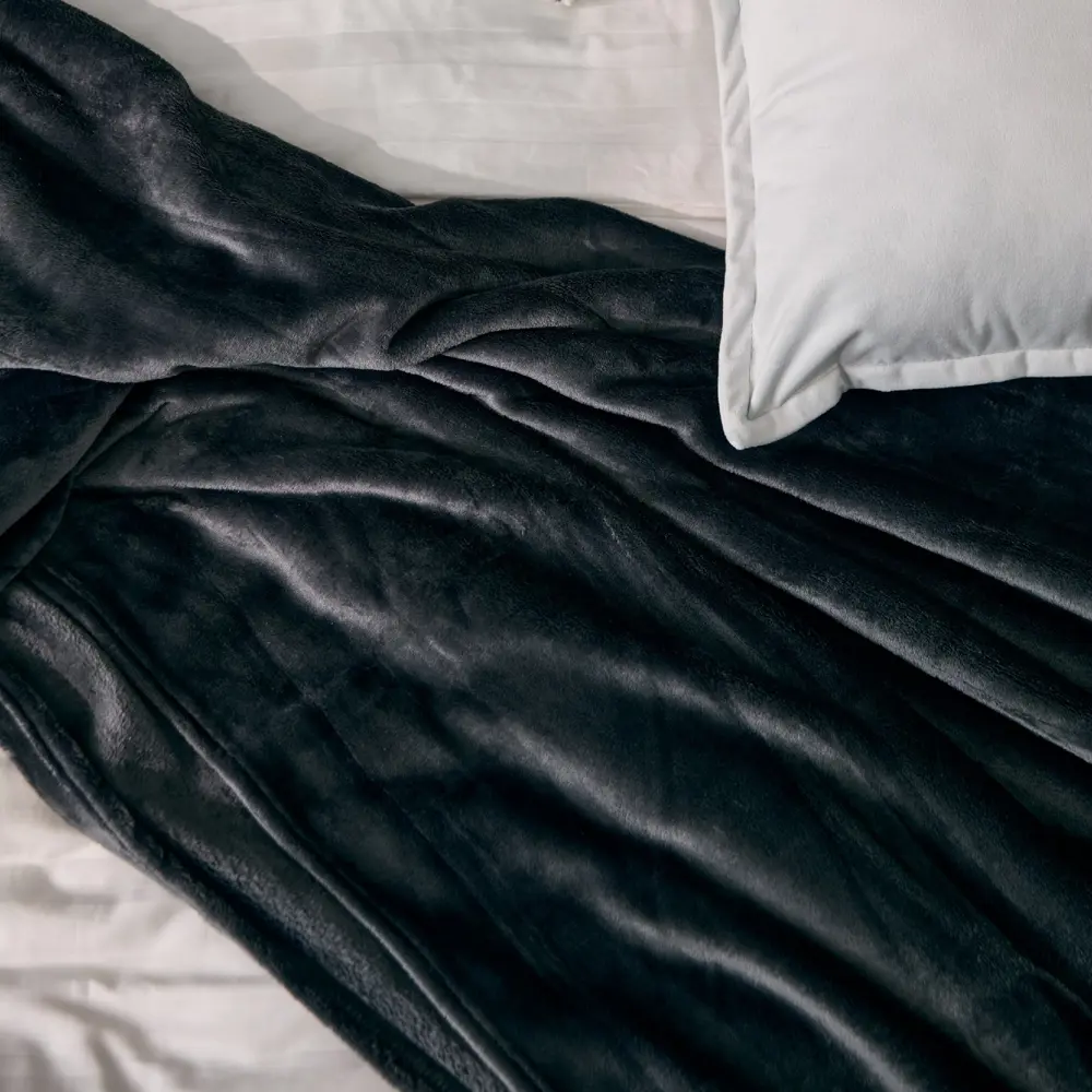 Плед Flandria 200x220 см микрофибра цвет графит Santreyd STLM-2030086 - Вид №11