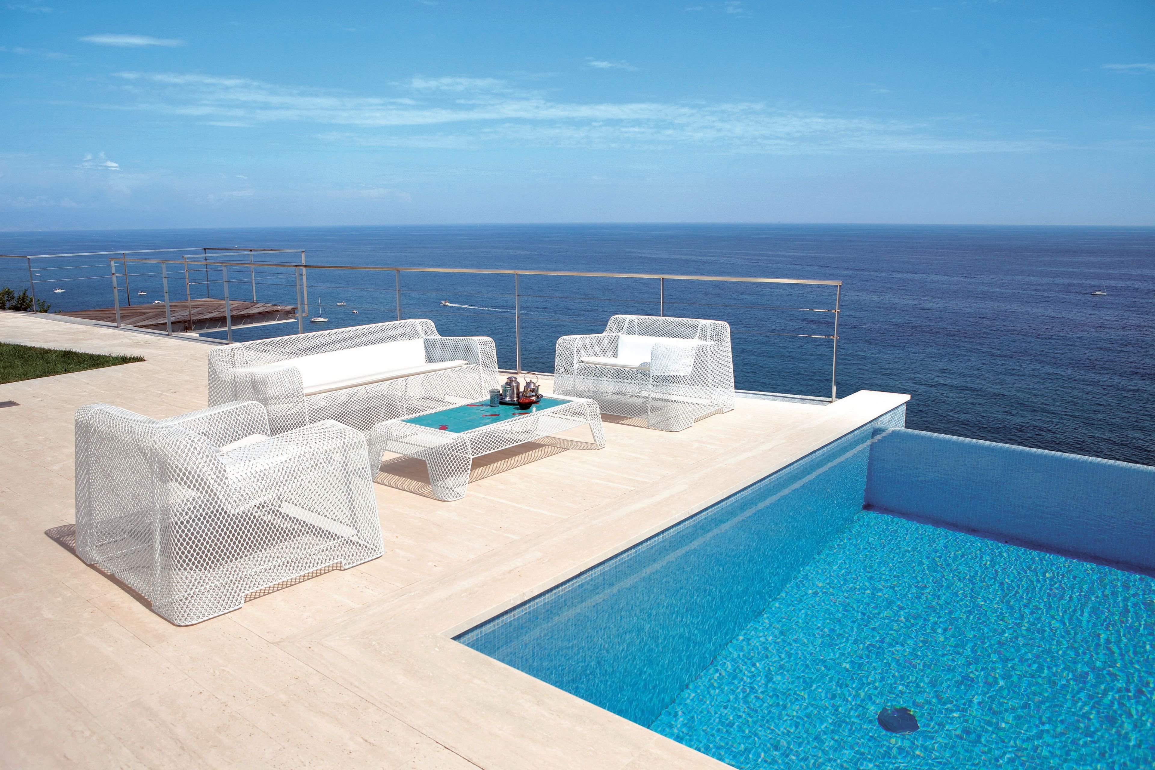 Стальной прямоугольный низкий садовый стол emu Ivy ARCH-00128216 - Вид №2