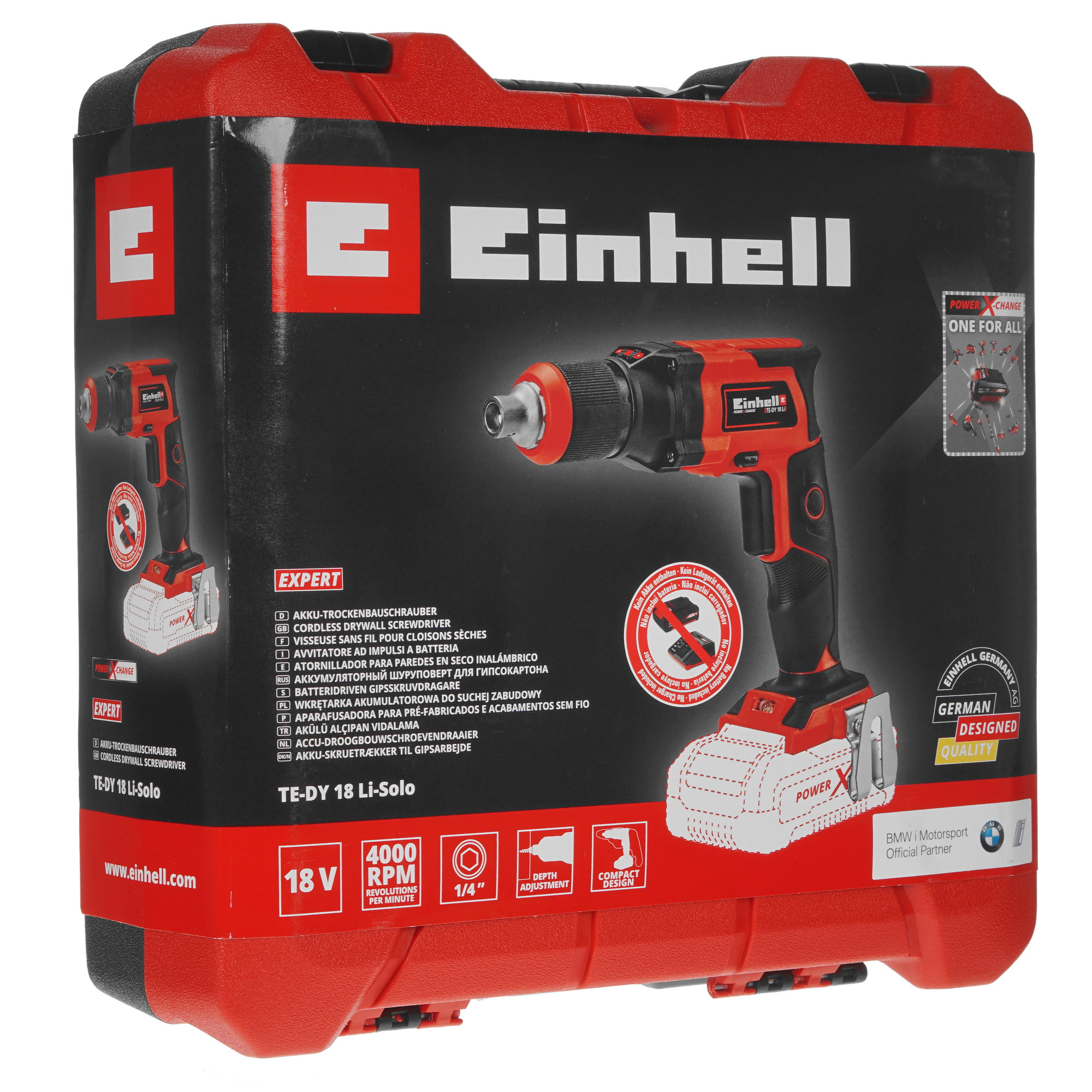 Шуруповерт Einhell TE-DY 18 Li - Solo Power X Change 18V  Без АКБ 5333012 STDN-0089745 - Вид №6