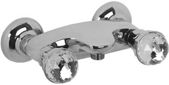 Смеситель MIGLIORE Korona ML.KRN-4746.CRDO для душа - хром/золото  - Вид №1