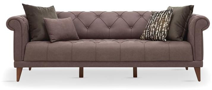 Enza Home Тафтинговый 3-местный диван из ткани Piedra sun-id-1471613 - Вид №5