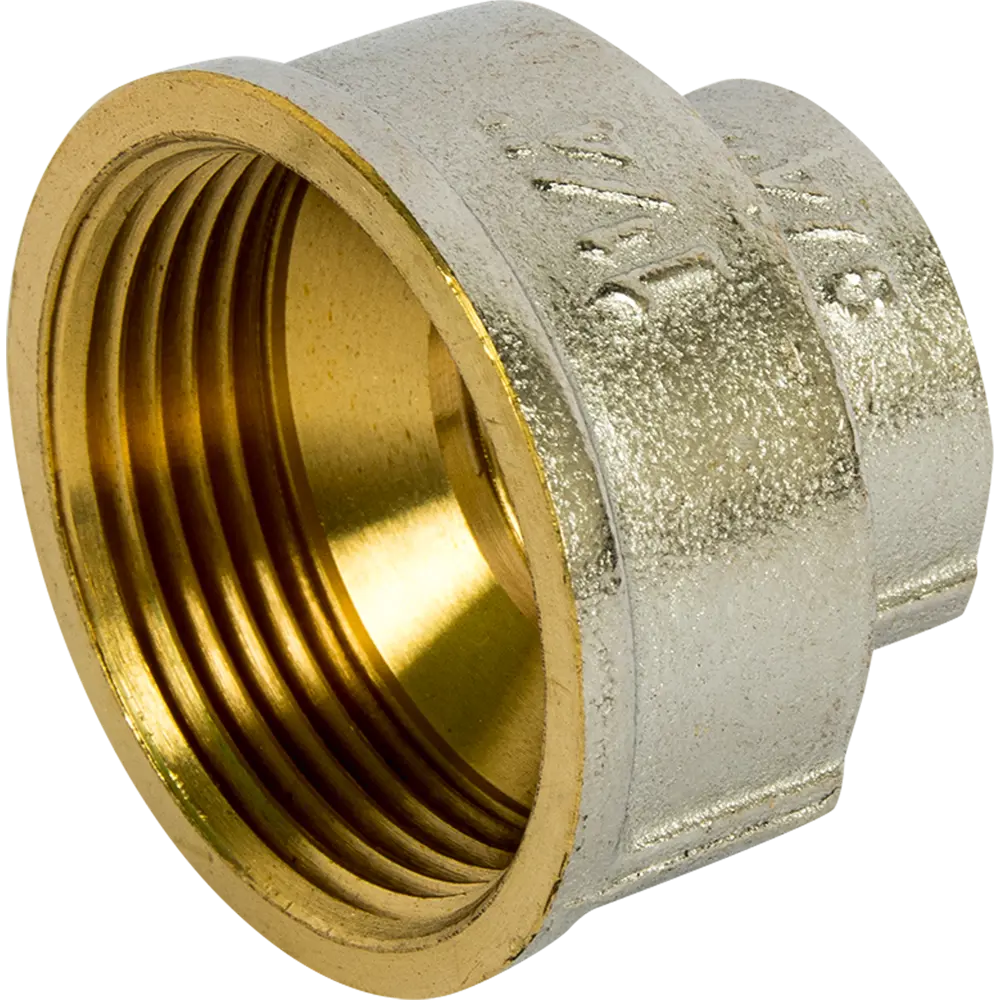 Муфта переходная 1 1/4"x3/4" ВР мм никелированная латунь 027-8950 Santreyd STLM-2164191