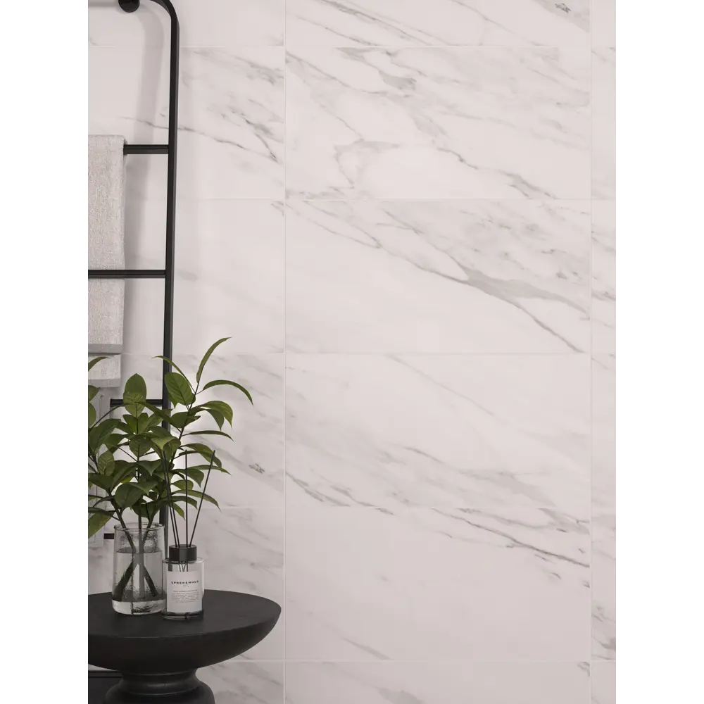 Глазурованный керамогранит Lumen 30x60 см 1.44 м² матовый цвет белый Santreyd STLM-2123959 - Вид №9