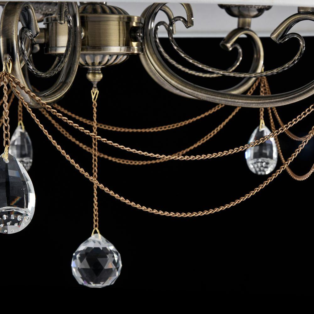 Подвесная люстра Freya Brossard FR2904-PL-05C-BZ FREYA BROSSARD 186728 Белый  - Вид №3