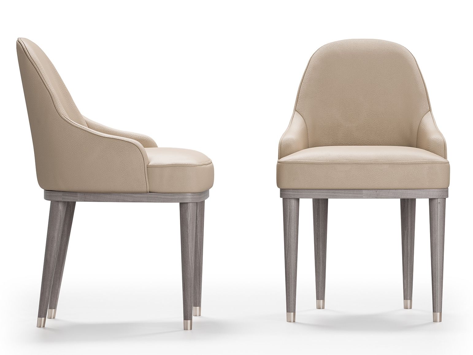 Кожаный мягкий стул с подлокотниками CPRN HOMOOD Cocoon ARCH-00029413 - Вид №1