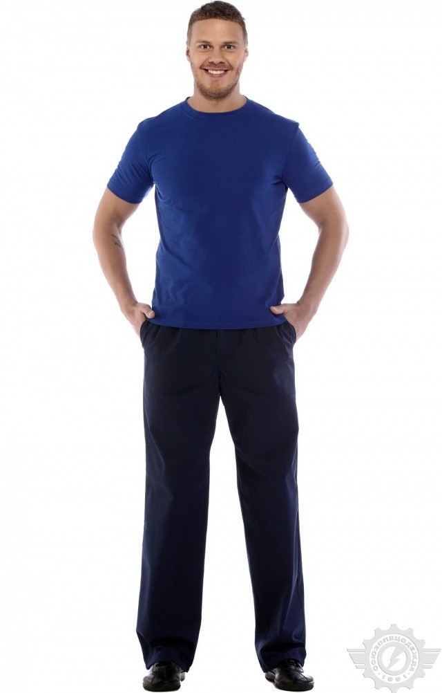 4958295 Футболка василек  Одежда для официантов  размер XS (42-44) Спецодежда  - Вид №8