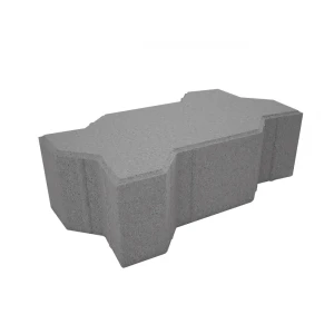 Плитка тротуарная Сигма 220x110x70 мм цвет черный 85263238 STLM-2155352
