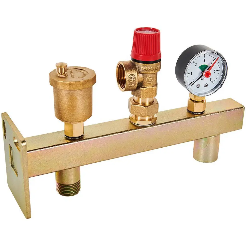 Группа безопасности для котла Rommer 3/4" 3 бара сталь STLM-2071578