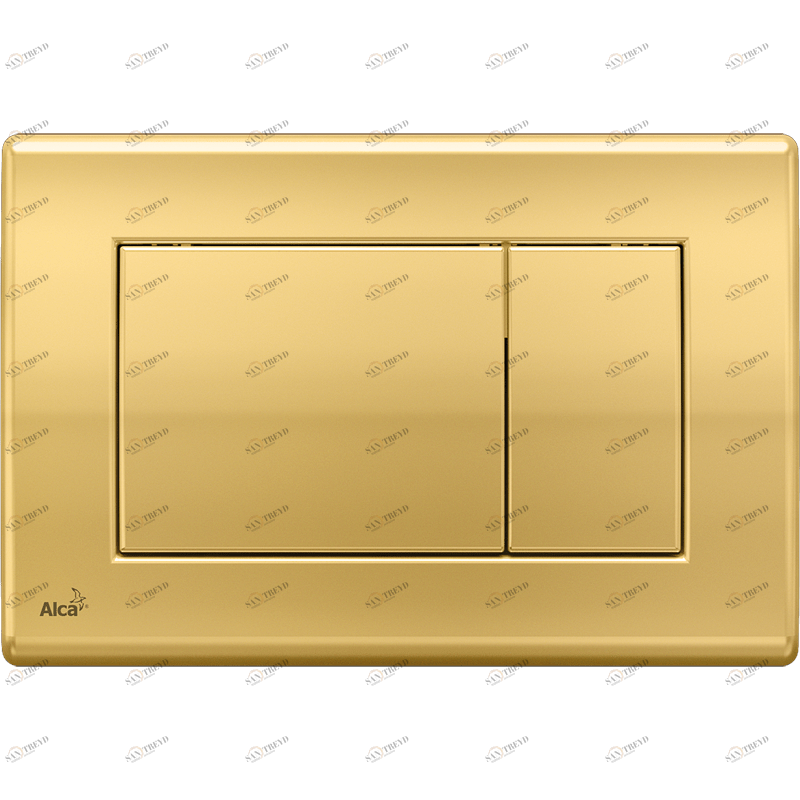 Кнопка управления для скрытых систем инсталляции, золотой ALCAPLAST M275