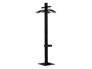 Окрашенная металлическая офисная вешалка для одежды с держателем зонта