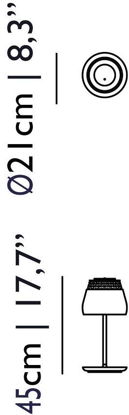 moooi Настольная лампа из металла с диммером Valentine sun-id-1421373 - Вид №6