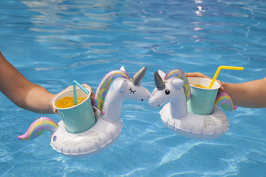 BMDFUN Набор подстаканников для бассейна , unicorn, 2 шт BigMouth  - Вид №3