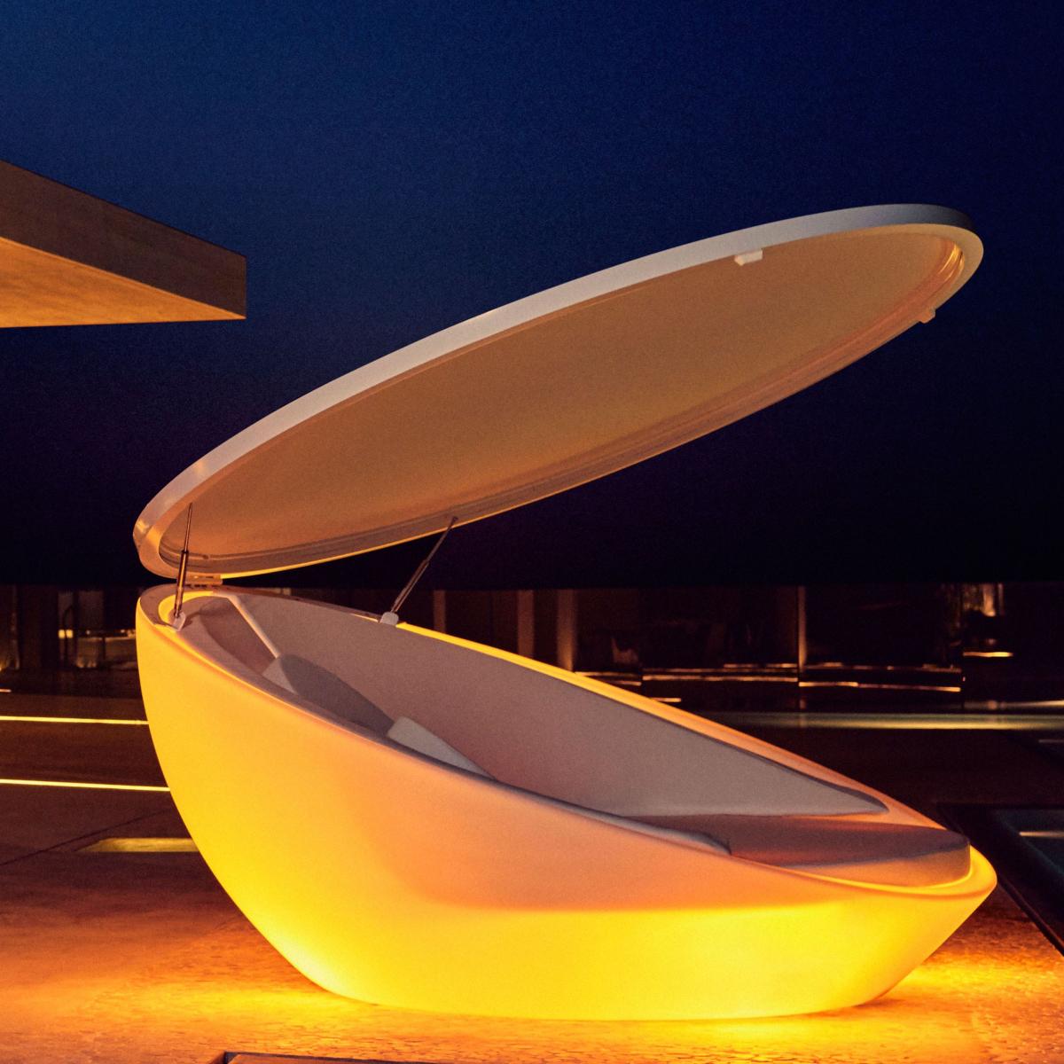 088561 Кровать круглая с откидным навесом LED Vondom Ulm - Вид №2