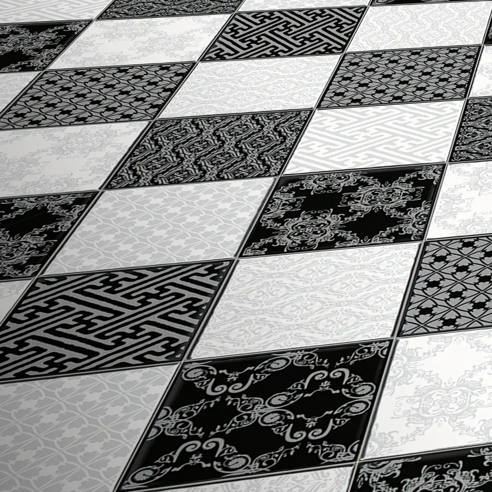 Santreyd Линолеум «Стронг плюс шах 4» с викторианским шахматным узором 82312398 STLM-0889564 - Вид №3
