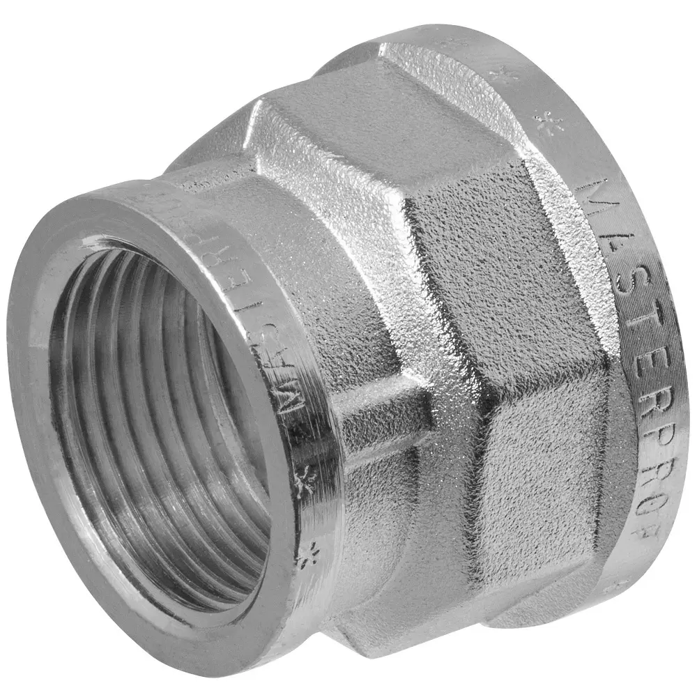 Муфта переходная MPF 1"×3/4" латунная никелированная для водоснабжения 89416010 STLM-1575064