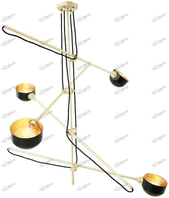 Mullan Lighting Люстра из латуни ручной работы Kingston Mlf183 