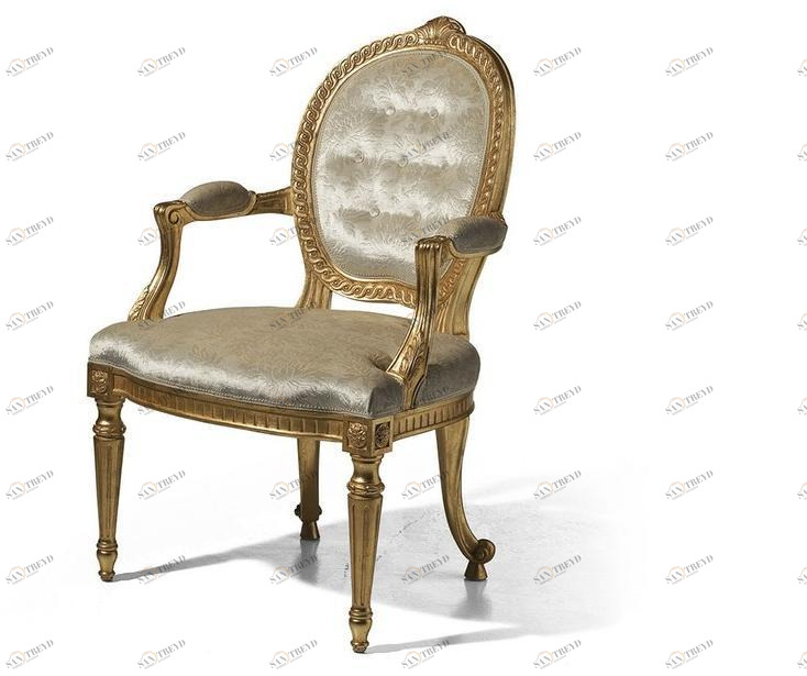 OAK Стул с обивкой и подлокотниками Galleria sun-id-1380663