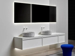 Antonio Lupi Design Двойная подвесная тумба под умывальник с ящиками Bemade