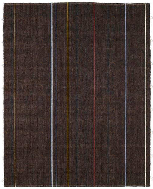 G.T.DESIGN Прямоугольный коврик в современном стиле в полоску Loop sun-id-1473879