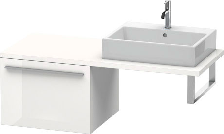 XL543304343 X-Large Шкафчик для консоли Базальт матовый, декор Duravit - Вид №2