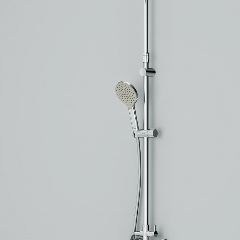 F0780964 душ.системанабор:см-ль д/ванны/душаверхний душ d250 мм ручной душ 120 мм 3 функции AM.PM Like - Вид №3