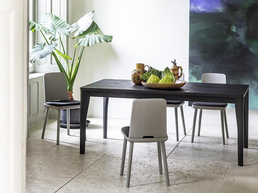 SIPA Стул из лакированного ясеня со встроенной подушкой Tablet sun-id-1377140 - Вид №3