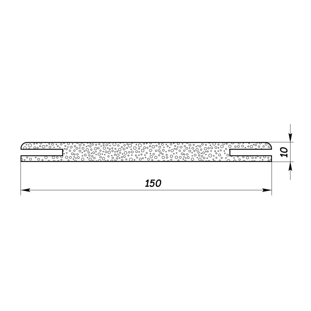 Добор Паудер телескопический 2070x150x10 мм Hardflex цвет белый KREAFORTA STLM-2012417 - Вид №2