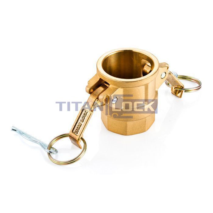 Камлок латунный тип D розетка, внутр. резьба BSP 3/4", TL75DBR TITAN LOCK  - Вид №2