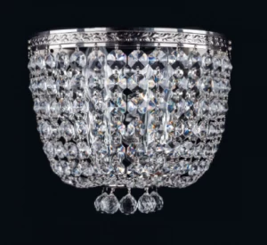 Бра Bohemia Ivele 1928/2W/Ni BOHEMIA IVELE  077253 Прозрачный;серебро